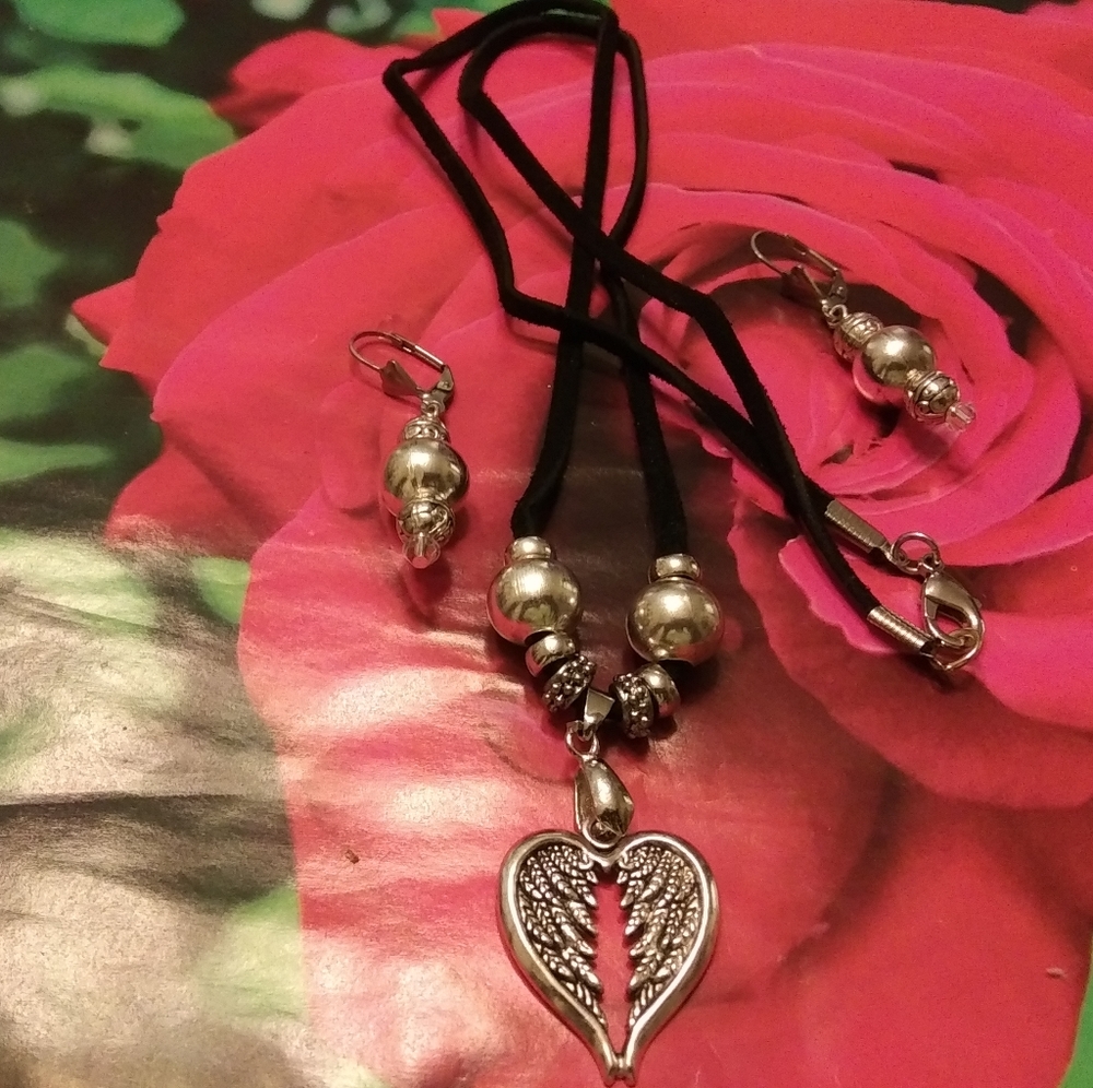 NECKLACE is GONE!! See Photos  Accent Earrings